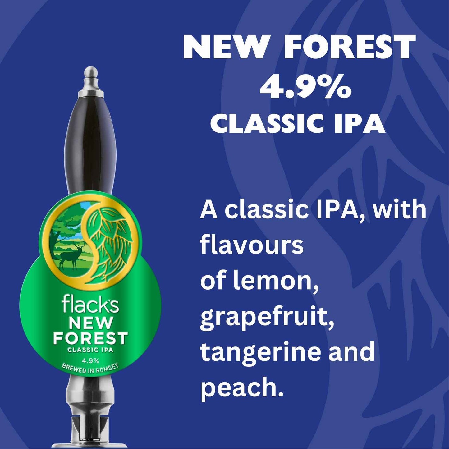 New Forest Classic IPA 4.9% ABV Take Away Cask
