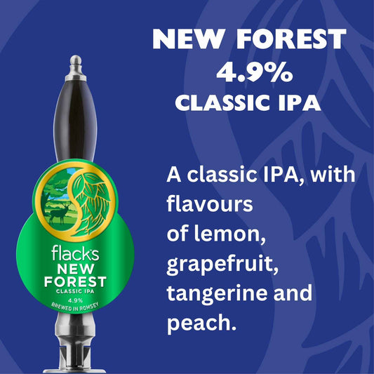 New Forest Classic IPA  4.9% ABV Take Away Cask